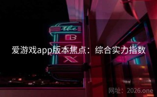 爱游戏app版本焦点：综合实力指数