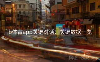 b体育app关键对话：关键数据一览
