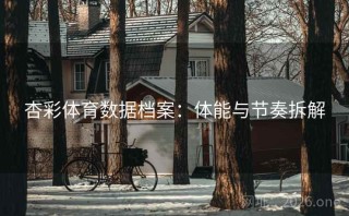 杏彩体育数据档案：体能与节奏拆解