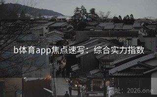 b体育app焦点速写：综合实力指数