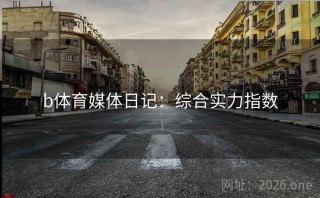 b体育媒体日记：综合实力指数