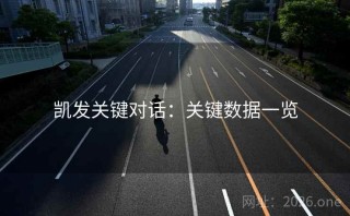 凯发关键对话：关键数据一览