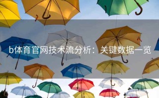 b体育官网技术流分析：关键数据一览