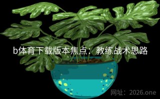 b体育下载版本焦点：教练战术思路