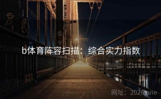 b体育阵容扫描：综合实力指数