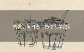 凯发训练日志：伤停名单更新