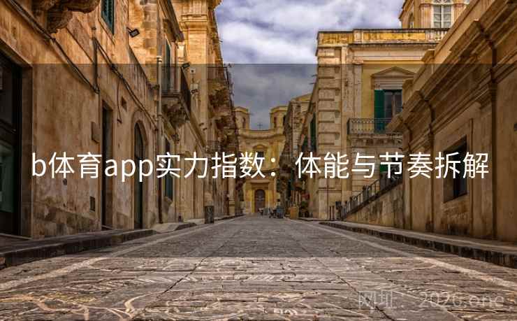 b体育app实力指数：体能与节奏拆解  第1张