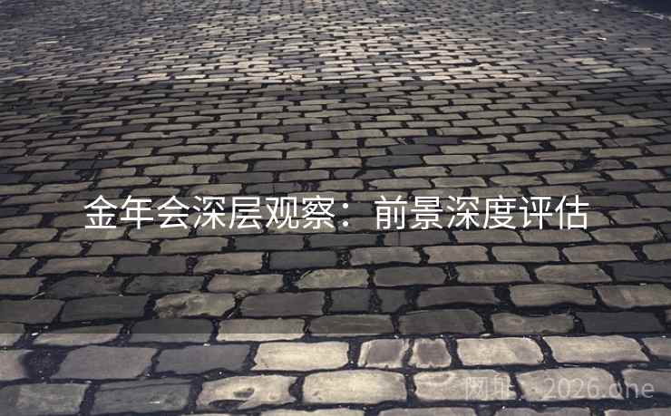 金年会深层观察：前景深度评估  第1张