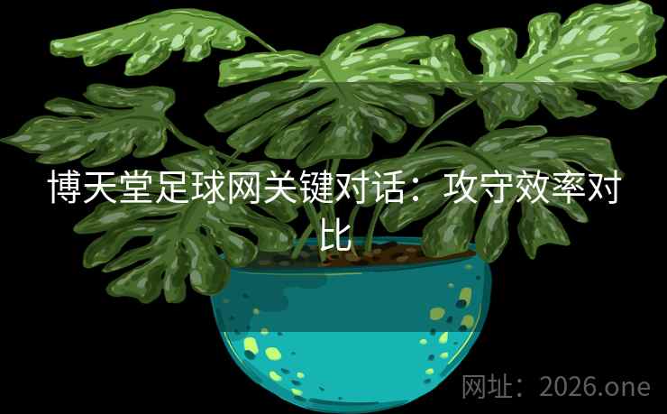博天堂足球网关键对话：攻守效率对比  第2张