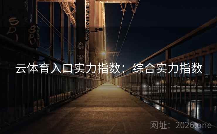 云体育入口实力指数：综合实力指数  第1张