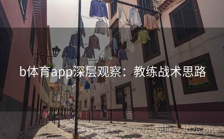 b体育app深层观察：教练战术思路  第2张