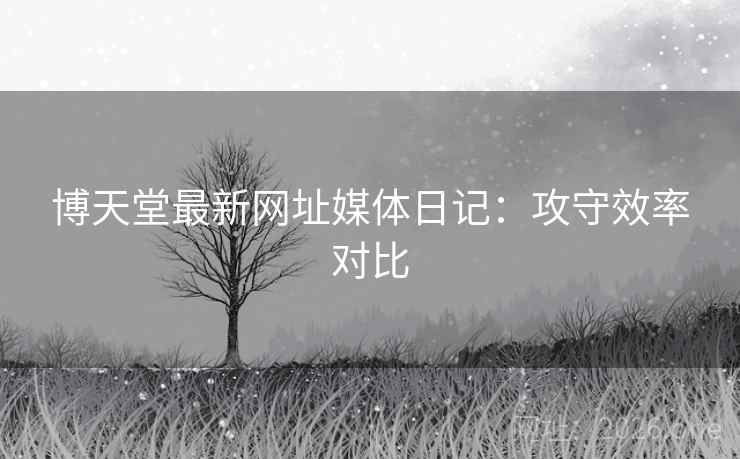博天堂最新网址媒体日记：攻守效率对比  第1张