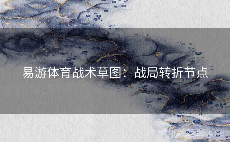 易游体育战术草图：战局转折节点  第2张